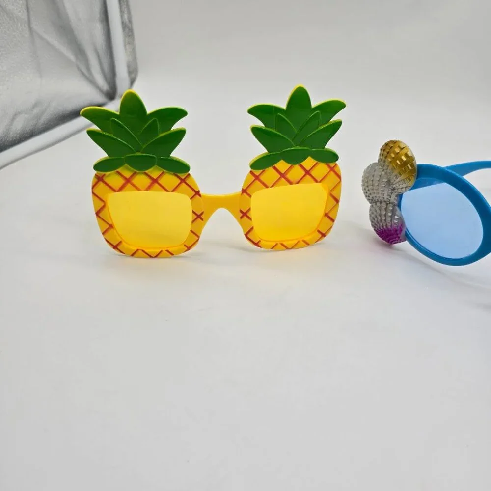 Kids Novelty Sunglasses Set Pineapple Starfish